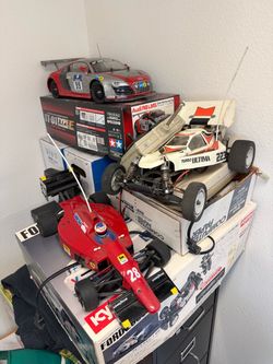 Vintage RC Cars – Tamiya, Kyosho, Ferrari & More – Remotes Included