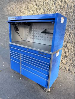 Snap On Tool Box and Hutch Royal Blue