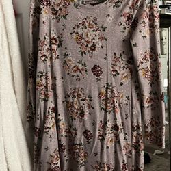 Flower Print Dress