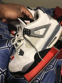 Cement 4’s fair condition $110 with box *serious inquires only size 10.5