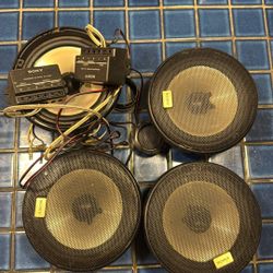 Audio Speakers (4) 100w Each Plus