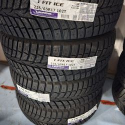(4) - 225/65/17 Laufenn I Fit Ice Snow Tires