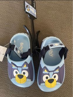 New Bluey Toddler Kids Comfort Clog Sandal size 5-6