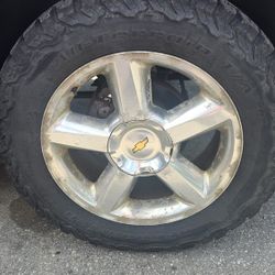OEM Chevy 20" Wheels + BFGoodrich KO2 Tires (Set of 4)
