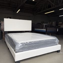 Full bed and mattress