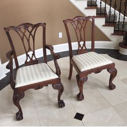 Mahogany Dining Chairs (6)