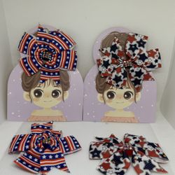 4th Of July Bows