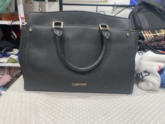 Black CK Authentic Leather Purse