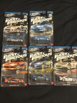 Set Of 5 Fast And Furious