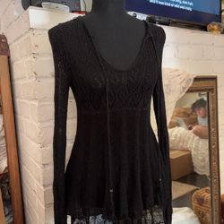 Free People Crochet Long Sleeve

