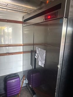 Commercial Stainless Steel 2-Door Reach-In Freezer