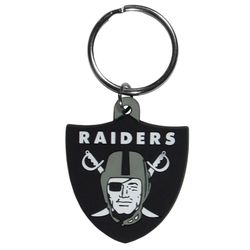 Oakland Raiders Flex Rubber Keyring