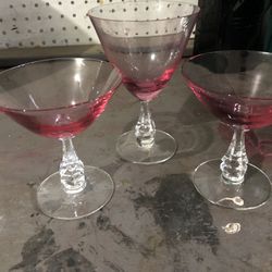 Vintage Pink Glassware