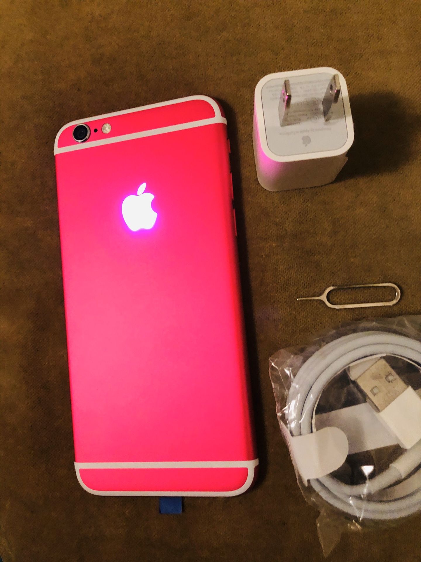 Apple iPhone 6 64gb Hot Pink Unlocked Glowing algo Firmed price