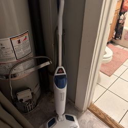 Bissell Power Fresh Steam Mop with Natural Sanitization, Floor Steamer, Tile Cleaner, and Hard Wood Floor Cleaner with Flip-Down Easy Scrubber