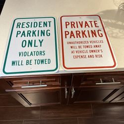 Metal Parking Signs
