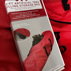 7.5 - FEET ARTIFICIAL ROLLING TREE STROAGE BAG