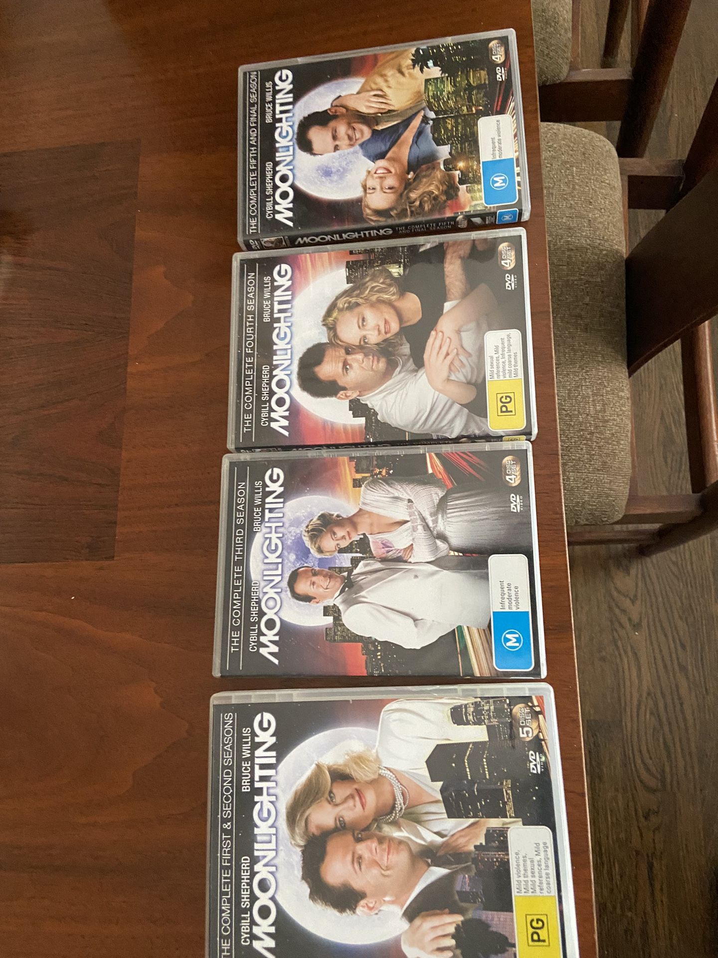 Moonlighting TV Show DVDs complete series - seasons 1 - 5
