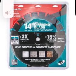 Makita diamond blade 14 inches
