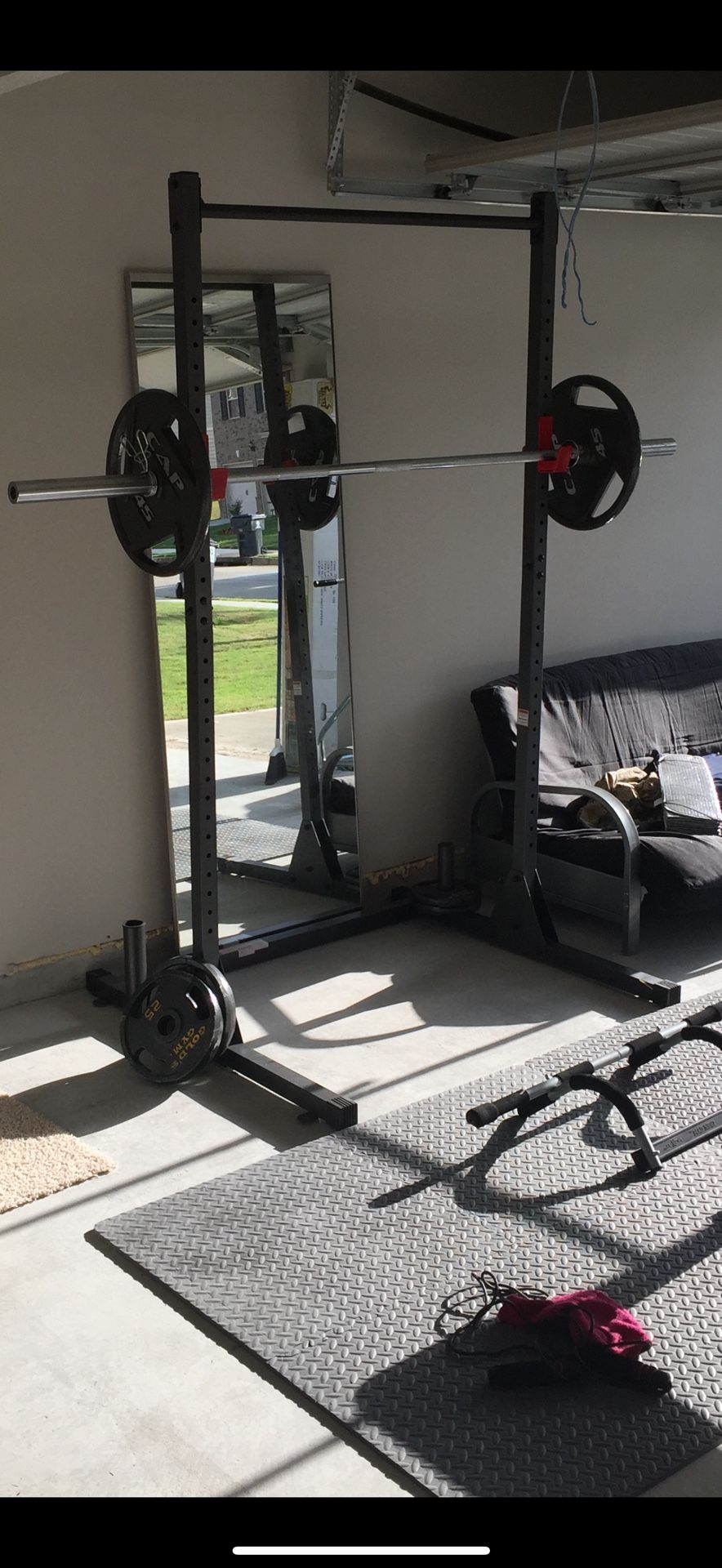 Power Rack And Flat Bench