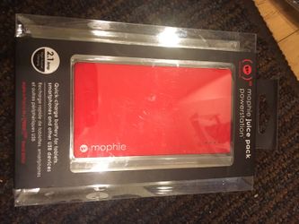 MOPHIE JUICE PACK POWERSTATION 4000MAH QUICK CHARGE BATTERY RED NIB MSRP $79