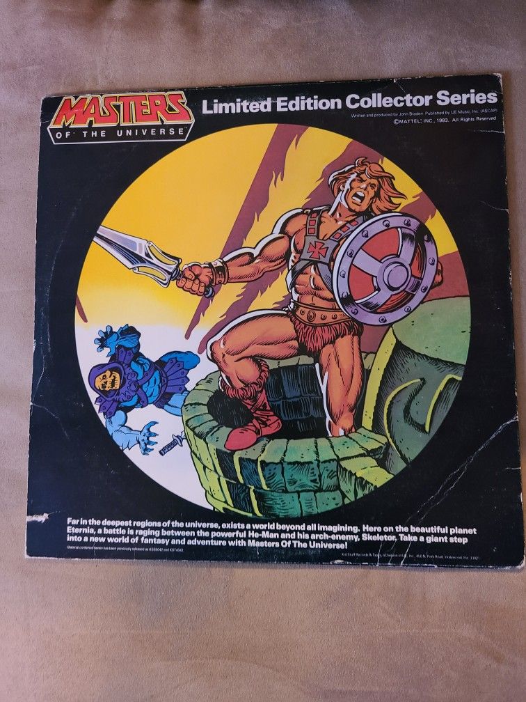 1983 Masters of the universe picture disk