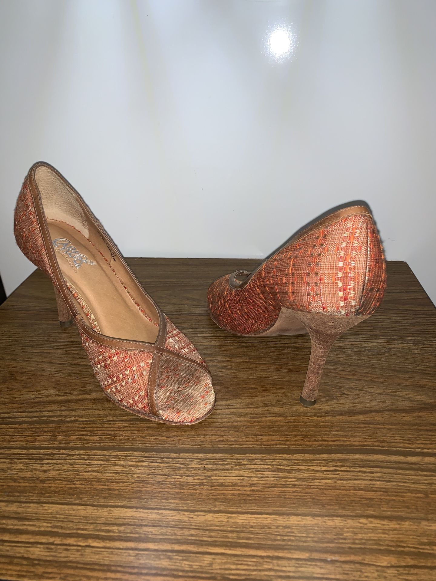 Red Open Toed Heels