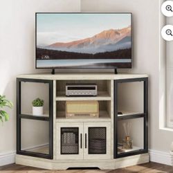 TV Stand- Entertainment Center with Storage & Power Outlet 