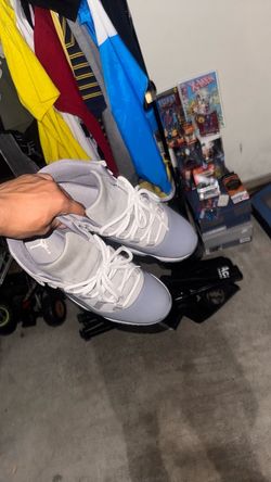 Air Jordan 11 Grey White Sneakers