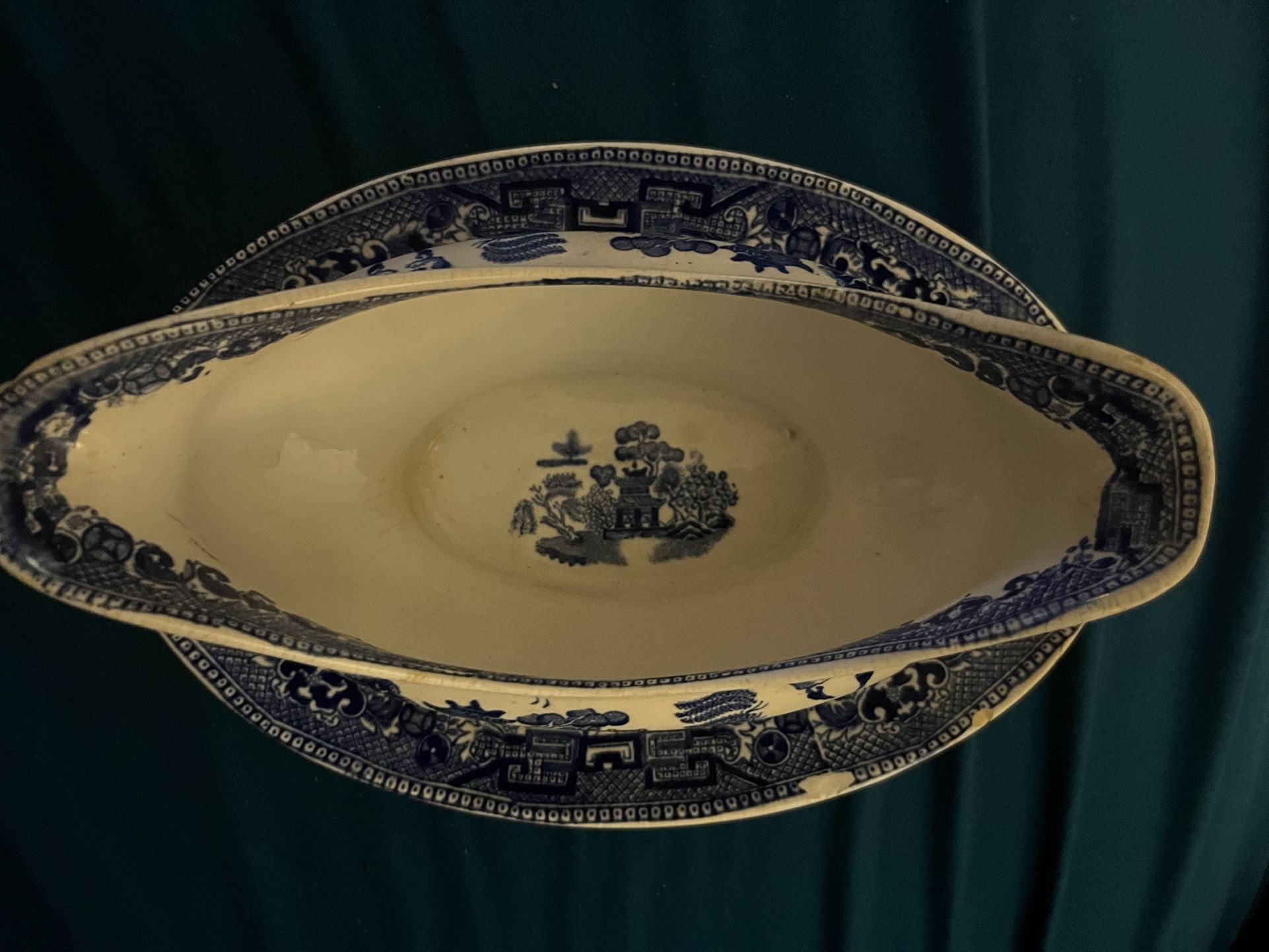 1850s Fine China Gravy Bowl.