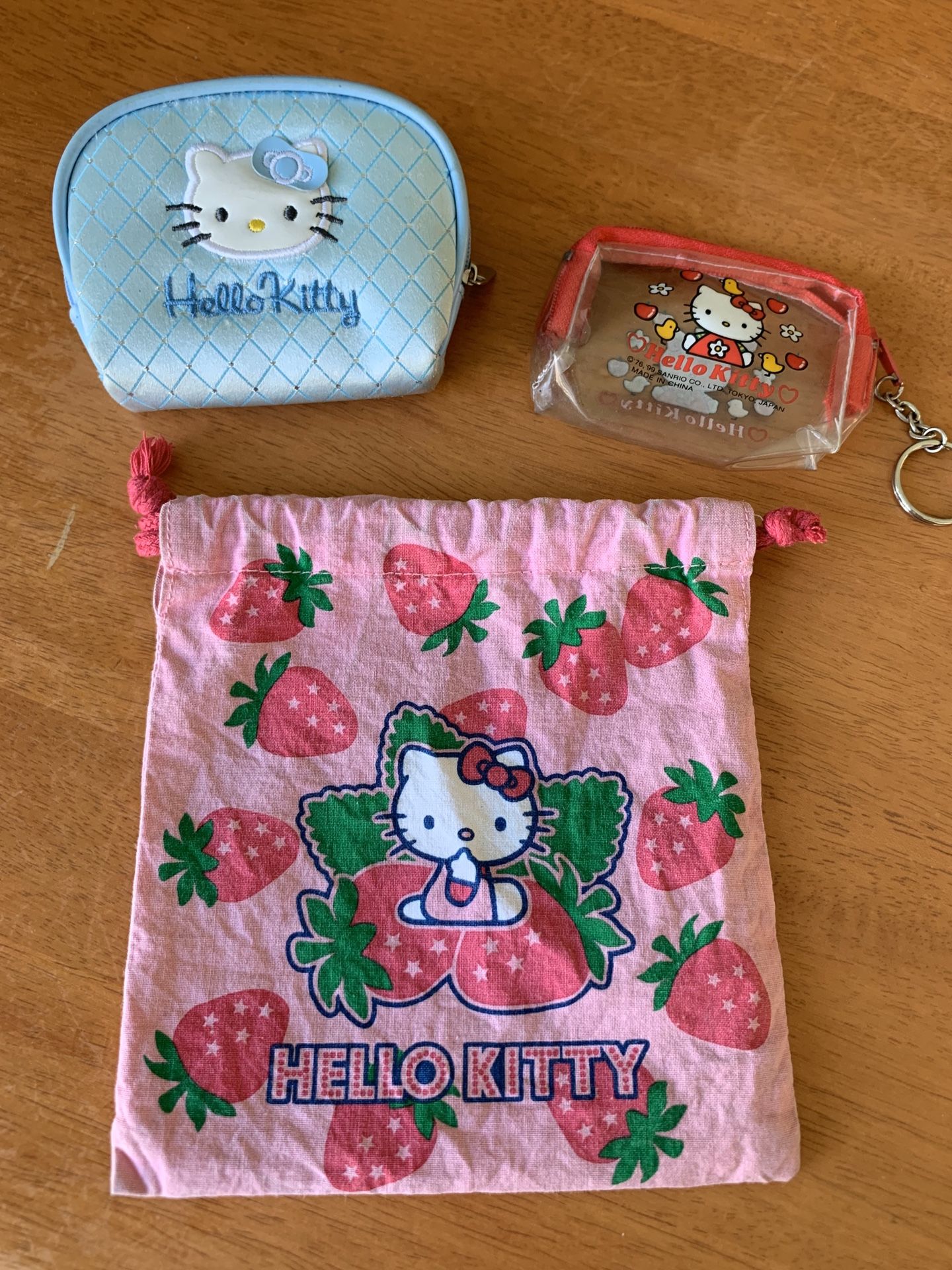Hello Kitty pouches/small bags
