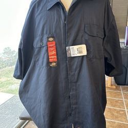 Dickies Men’s 5xl Short Sleeve Work Shirt 