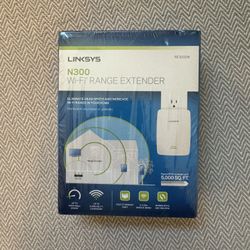 New Linksys RE3000W Single Band 2.4Ghz WiFi Range Extender Booster N300 Wireless