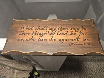 Christian Wall Decor Wooden Verse Romans 6:31