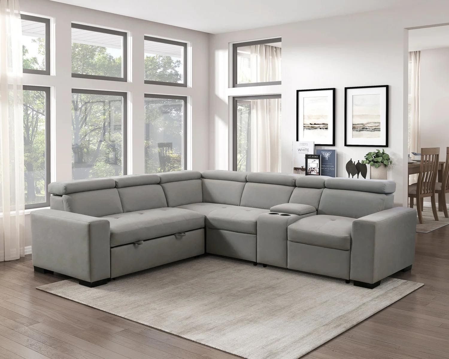 3pc Sectional/Bed