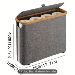 Toilet Paper Storage Basket with Lid 