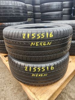 215 55R 16 USED TIRES NEXEN 2155516 USED TIRES (PAIR) MOUNT BALANCE INCLUDED