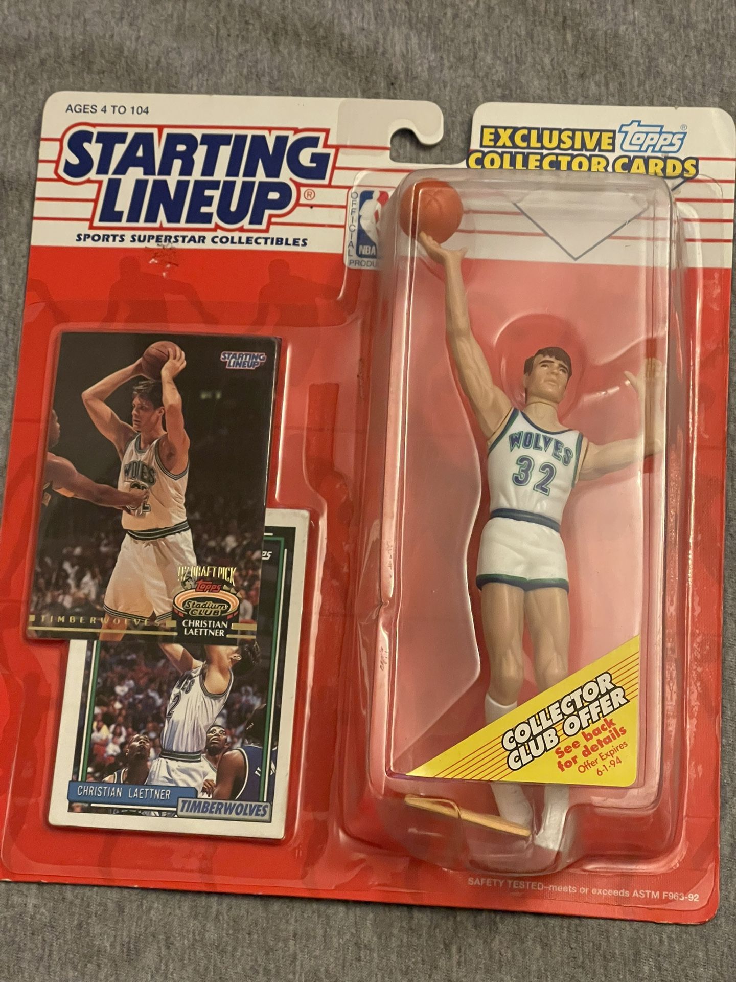 1993 Starting Lineup Christian Laettner