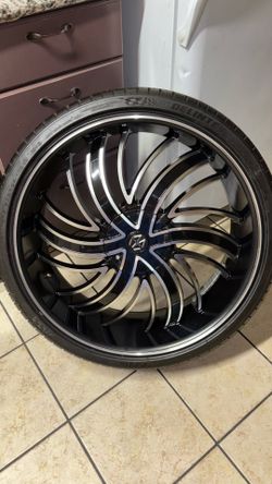 24 INCH WHEELS AND TIRES