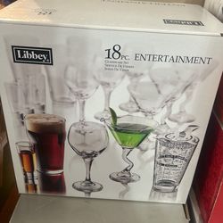 18pc Entertainment glassware Set