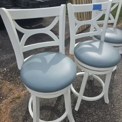 Sawyer 24 inch swivel wood counter stools