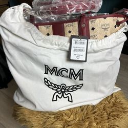 MCM Liz Large Reversible Visetos Shopper Tote Bag