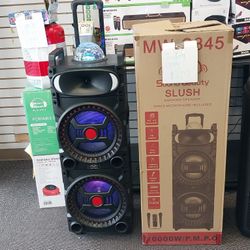 Altavoz de karaoke Sound Beauty con micrófono con cable. 10000 W , Oferta en efectivo 