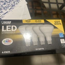 Feit Electric BR30 Flood LED Light Bulb 4-Pack