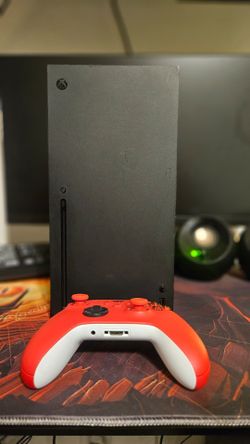 Xbox Series X with Red Controller