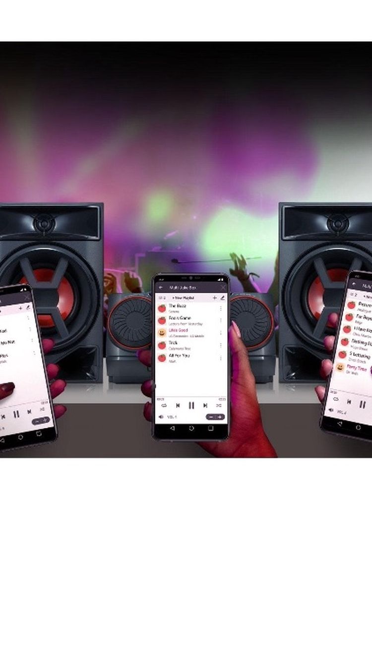 LG CKM4 XBOOM 300W Hi-Fi Shelf System with BT Connectivity