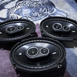 3 NEW KICKER 6X9  3-way SPEAKERS