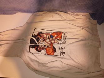 Dragon ball z white hoodie