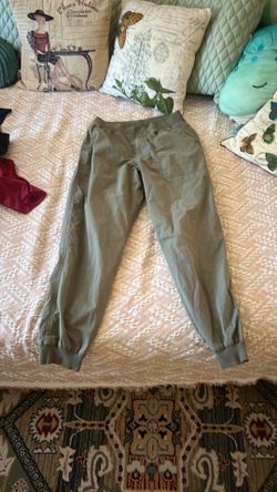 Men's Casual Pants / Cargo Trousers - Olive Green/Grey