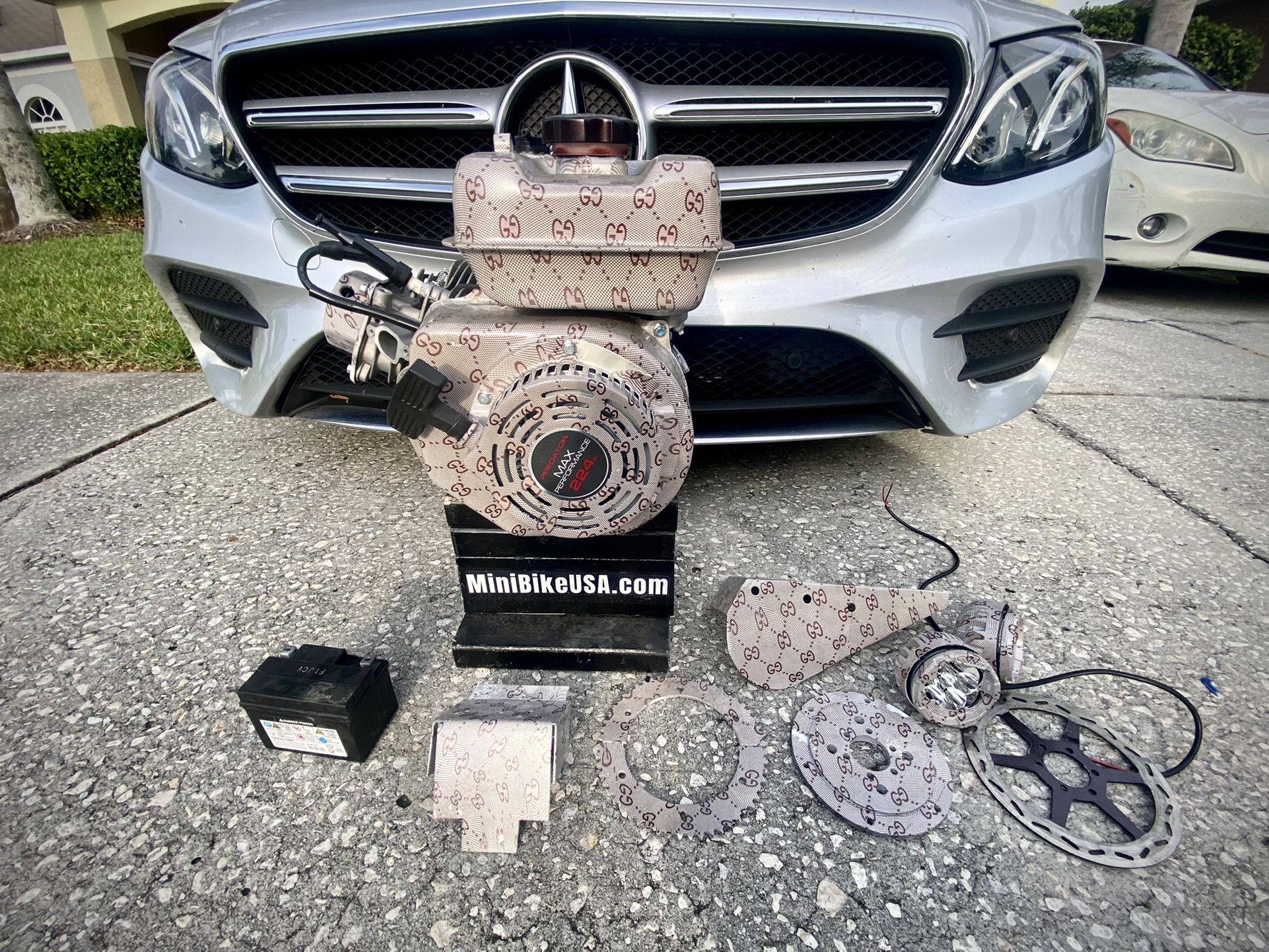 Custom DrippedOut Brand New Predator 224 Cc Minibike Engine (Priced To ...
